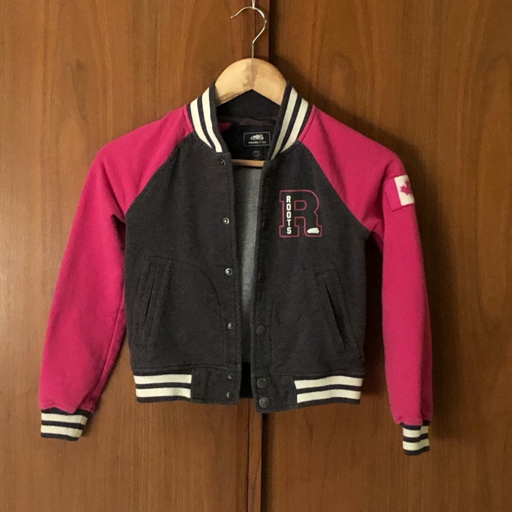 Roots varsity jacket
